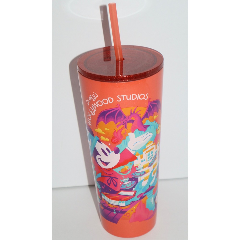 Disney Parks x Starbucks Hollywood Studios Stainless Steel Tumbler Orange 24 oz